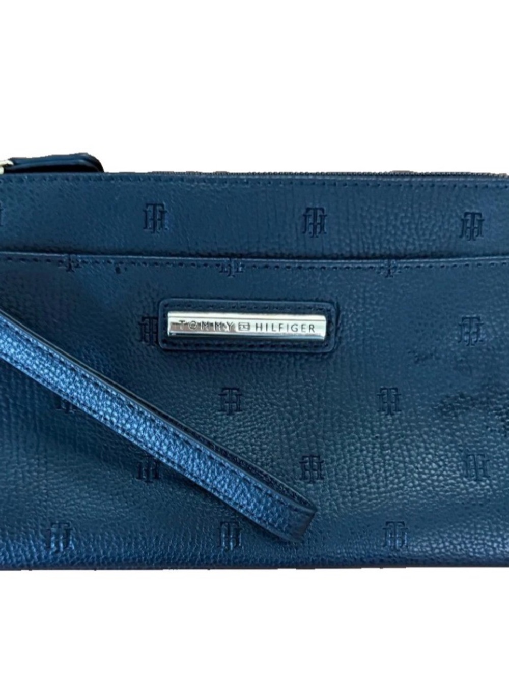 Tommy Hilfiger Black Wristlet Clutch